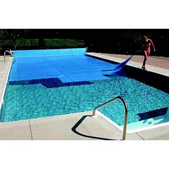 Bison Labs 24' x 44' Rectangular Solstice Solar Blanket Swimming Pool Cover - Blue