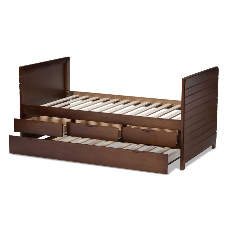 Twin Linna Modern and Contemporary Daybed with Trundle - Baxton Studio, 6 of 13