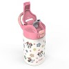 Zak Designs 14 fl oz Stainless Steel Vacuum Insulated Riverside Minnie Mouse Water Bottle: Kids & Toddler Drinkware - 4 of 4