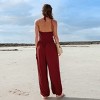 Women's Plunge Halter Jogger Jumpsuit - Cupshe - 4 of 4