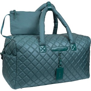 Joan & David 22 Inch Diamond Quilted Parachute Nylon Luggage Tag Duffel Bag - 1 of 4