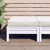 vidaXL Pallet Cushion Sofa Seat Chair Pad - Outdoor/Indoor Patio Seating - Melange Cream Fabric - 23.6" x 23.6" x 3.9" - Foam Fiber Filling - 3 of 4