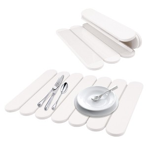 REGALWOVEN Foldable Diatomaceous Stone Dish Drying Mat, Quick Dry Dish Drying Mats for Kitchen Counter, Dishes, Cups, and Utensils - 1 of 4