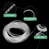 Unique Bargains Clear PVC Tube Flexible Lightweight Low Pressure Industrial Tubing 1 Pc - 4 of 4