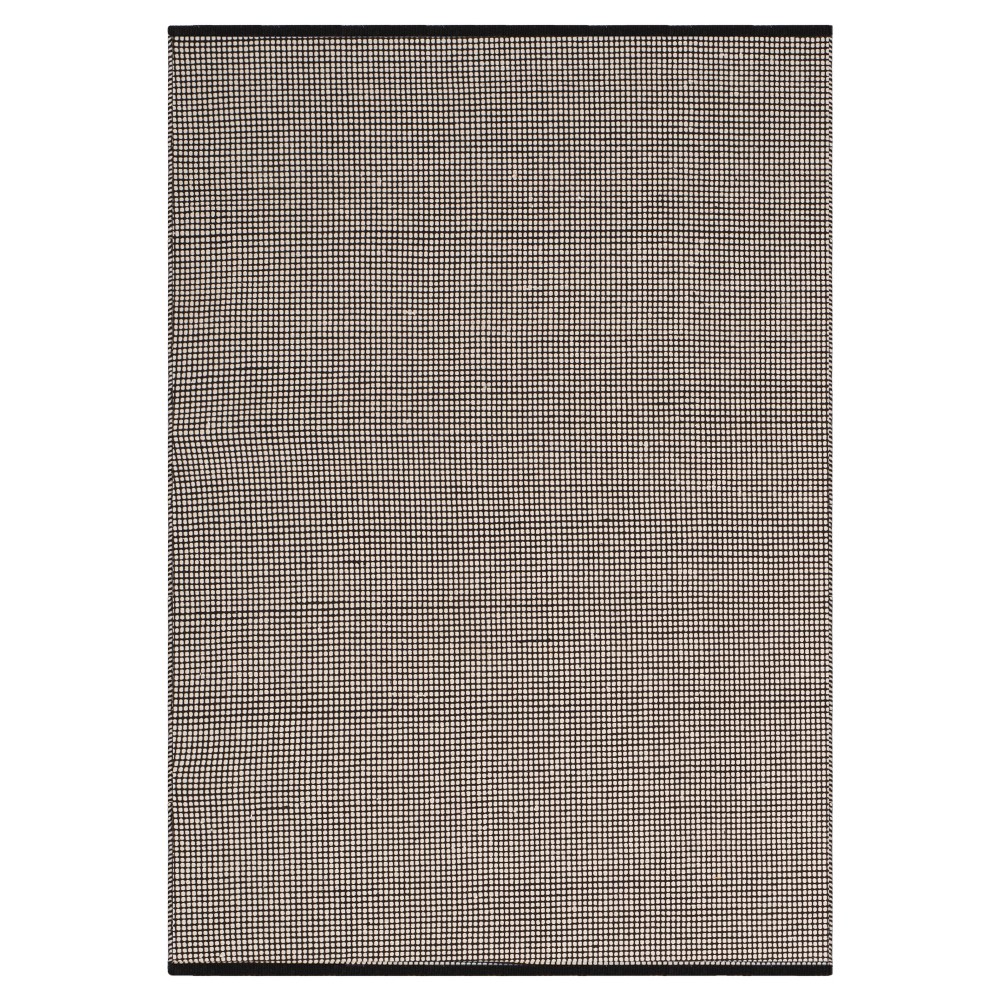 Ivory/Black Stripe Flatweave Woven Accent Rug - (3'x5') - Safavieh