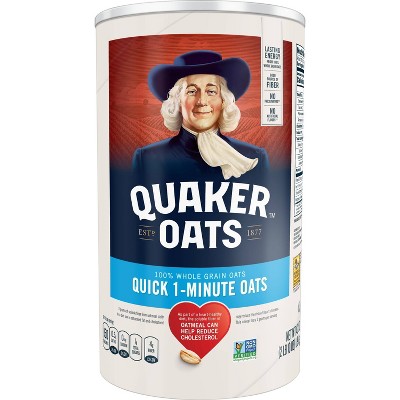 Quaker Oats Heart Healthy Quick 1-Minute Oats - 42oz