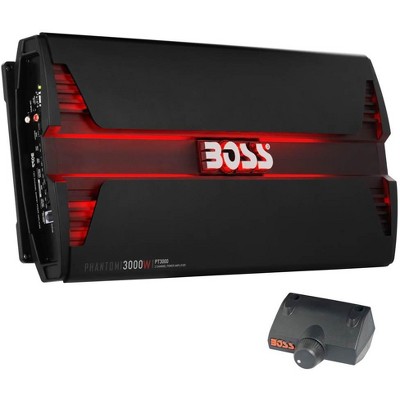 Boss Audio PT3000 3000W 2 Channel Car Audio Amplifier Power LED Amp+Remote