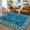 Area Rugs for Living Room Bedroom Non-Slip Washable Rugs Modern Bordered Large Area Rug Stain Resistant & Low - 3 of 4