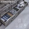 Mastgoal 61" Farmhouse Dresser with 8 Drawers, Rustic Wood Closet Storage with Roman Column for Bedroom - 2 of 4