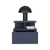 PAGED Wall Mounted Nightstand Modern Wooden Bedside Table with Storage Drawer and 2 Open Shelves, Night Stand for Bedroom, Living Room - 4 of 4