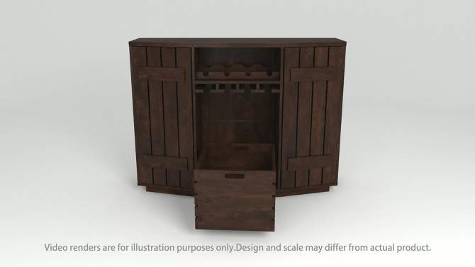 Candy Plank Inspired Dining Buffet with Removable Crate Vintage Walnut - HOMES: Inside + Out, 2 of 9, play video