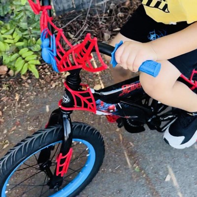 Huffy spiderman bike online assembly