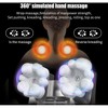 Angel Sar Shiatsu Back Neck Shoulder Massager with Heat, 8-Node 3D Kneading Pillow, 3 Speed Adjustable Intensity, Deep Tissue Massager - 4 of 4