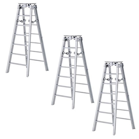 Set Of 3 Silver Ladders For Wwe & Aew Wrestling Action Figures : Target