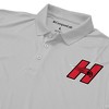 University of Hartford Adult Polo Left Chest Logo, Athletic Heather - 4 of 4