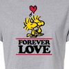Women's - Peanuts - Forever Love Cropped Graphic T-Shirt - 2 of 4