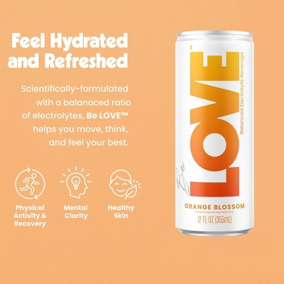 Be Love Orange Blossom Lightly Flavored Still Electrolyte Drink - 12 fl oz