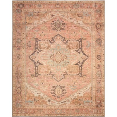 Nourison Vintage Washables Medallion Non-Slip Indoor Rug