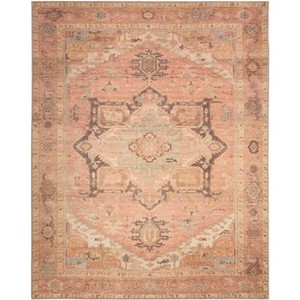Nourison Vintage Washables Medallion Non-Slip Indoor Rug - 1 of 4