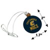 University of Tennessee at Chattanooga Mocs Mini Small Tiny Wood Christmas Tree Holiday Ornament - 4 of 4