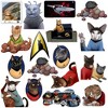 Star Trek: The Original Series Cats 100ct Vinyl Large Deluxe Stickers Variety Pack - 3 of 4