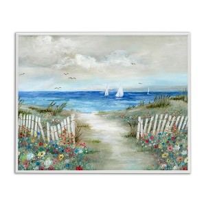 Stupell Industries Gorgeous Traditional Beach Scene, 20" x 16" - 1 of 4