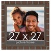 PosterPalooza | 27x27 Modern Bamboo Picture Frame, UV Acrylic, 5 Finishes - 2 of 4