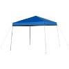 Flash Furniture Portable Tailgate/Event Tent Set - 8'x8' Pop Up Canopy Tent, 6-Foot Bi-Fold Table, Set of 4 Folding Chairs - 3 of 4