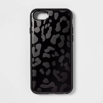 Apple iPhone SE (3rd/2nd generation)/8/7 Case - heyday&#8482; Black Leopard Print