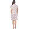Casual Nights Women's Super Soft Yummy Nightshirt, Short Sleeve Nightgown, Night Dress with Fun Prints & Patterns - 4 of 4
