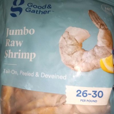 Peeled and Deveined Jumbo Shrimp - 10-Tray Family Pack