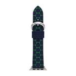 Kate Spade New York Apple Watch Band Navy/Green Silicone - 38/40/41/42/44/48/49mm