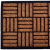 HomeRoots 18" X 30" Beige and Black Rubber and Coir Outdoor Door Mat - 4 of 4