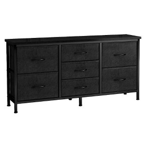 CAVINAS 5-Drawer Dresser for Bedroom, Multi-Purpose Chest of Drawers with Wooden Top & Metal Frame, Storage Cabinet  for Closet/Entryway/Nursery - 1 of 4