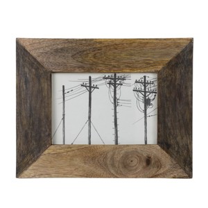 Two Tone 5X7 Natural Wood Photo Frame - Foreside Home & Garden - 1 of 4