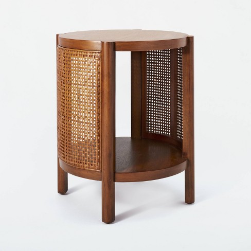 Portola Hills Woven Accent Table - Threshold™ designed with Studio McGee - image 1 of 4