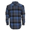 Gioberti Men's Long Sleeve Brushed Flannel Plaid Checkered Shirt with Corduroy Contrast - 2 of 2
