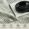 Amelie Home Chenille Throw Blanket, Checkered Knit Decorative Sofa & Bed Blanket, Soft Cozy Style - 2 of 4
