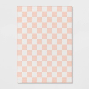 Checkered Kids' Rug - Pillowfort™ - 1 of 4