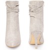 Perphy Women's Pointy Toe Side Zip Slouched Stiletto Heels Ankle Boots - 2 of 3