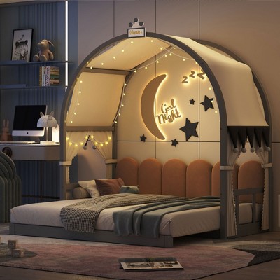 Whisen Twin Size Bed with Arched Roof - A Dreamy Sleep Experience