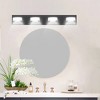 GreenEver 29'' Modern 4-Light LED Vanity Light, Black Bathroom Wall Fixture for Mirror, Shower, and Decor - 3 of 4