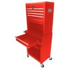 TIRAMISUBEST Home Office Printer Stand with Wheels - Mobile Lateral Filing Cabinet, Locking Wheels, Adjustable Shelf - 2 of 4