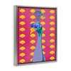 Stupell Industries Vibrant Mod Peacock Floating Frame Canvas Art - 2 of 4