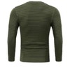 Crew Neck Sweater for Mens Knitted Pullover Sweaters with Solid Stripe - 3 of 4