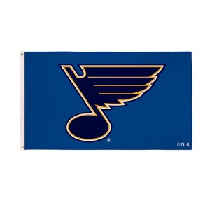 NHL ST LOUIS BLUES 3' x 5' Outdoor Durable Flag with Grommets, Heavy Duty Flag & Banner for Outdoor Garden Patio, Indoor Wall Decor Flag - 1 of 1