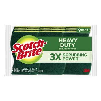Scotch-Brite Heavy Duty Scrub Sponges - 9ct