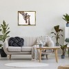 Stupell Industries Baby Giraffe Animal Watercolor Black Framed Floater Canvas Wall Art - 2 of 4