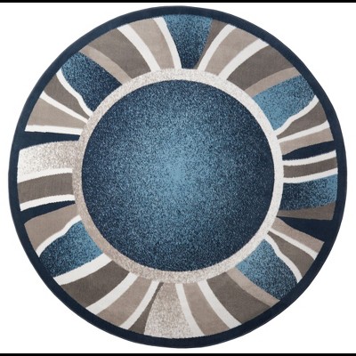 Home Dynamix Premium Rizzy Contemporary Abstract Border Area Rug