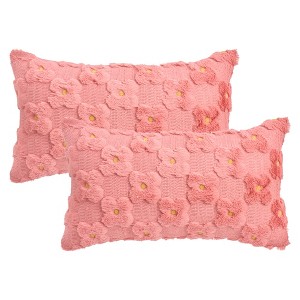 REGALWOVEN Daisy Decorative Cute Floral Embroidery Flower Pattern Cushion Covers Pack of 2 - 1 of 4